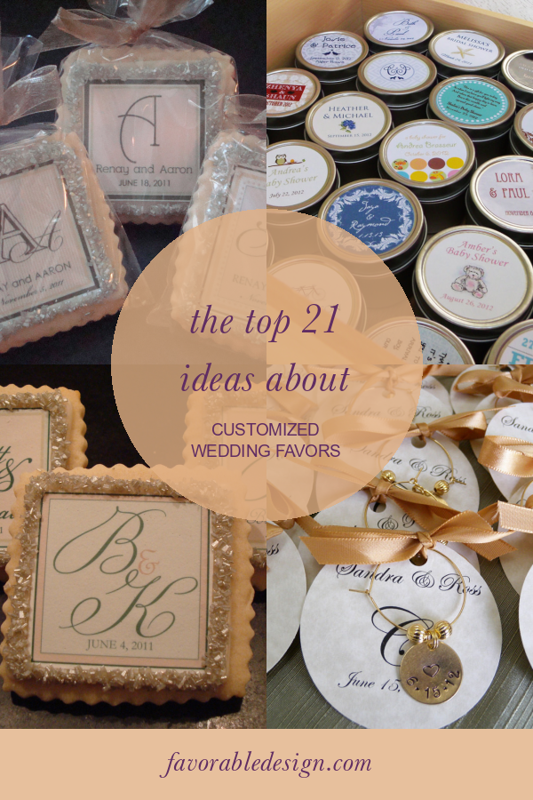 The top 21 Ideas About Customized Wedding Favors Home, Family, Style